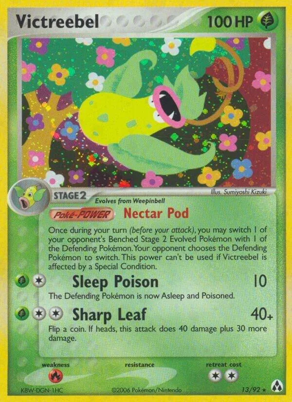 Victreebel card front