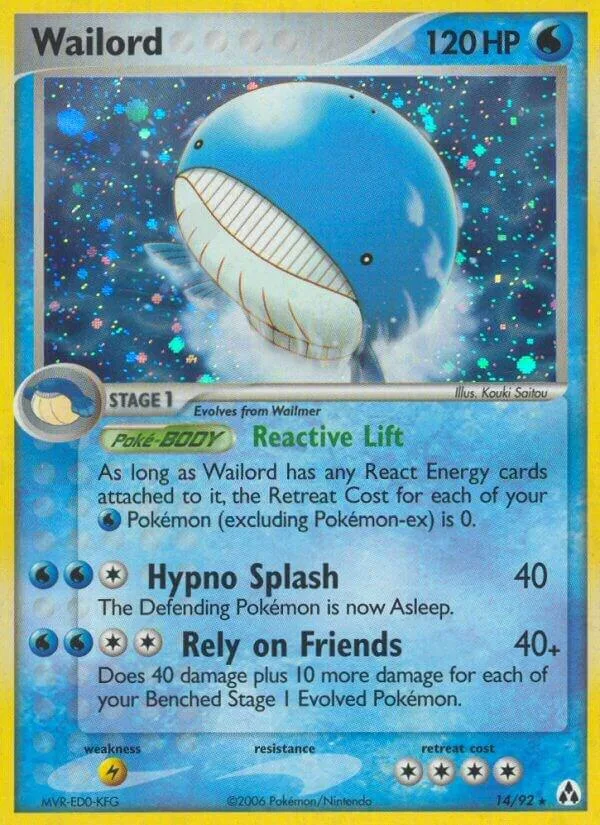 Wailord card front