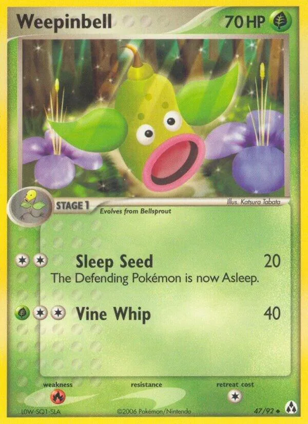 Weepinbell card front