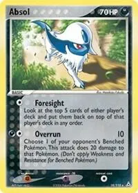 Absol card front