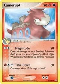 Camerupt card front