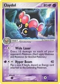Claydol card front