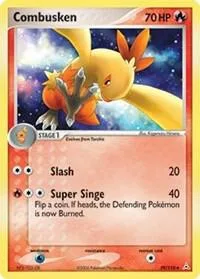 Combusken card front