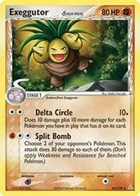 Exeggutor (Delta Species) card front