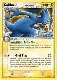 Golduck (Delta Species) card front