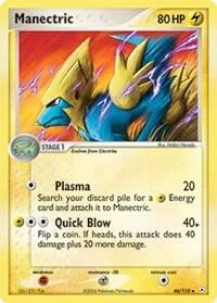 Manectric card front