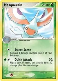 Masquerain card front
