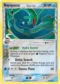 Rayquaza (Delta Species) card front