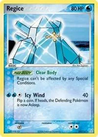 Regice card front