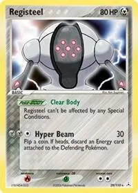 Registeel card front