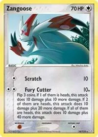 Zangoose card front