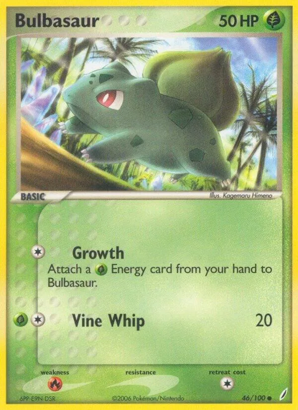 Bulbasaur card front