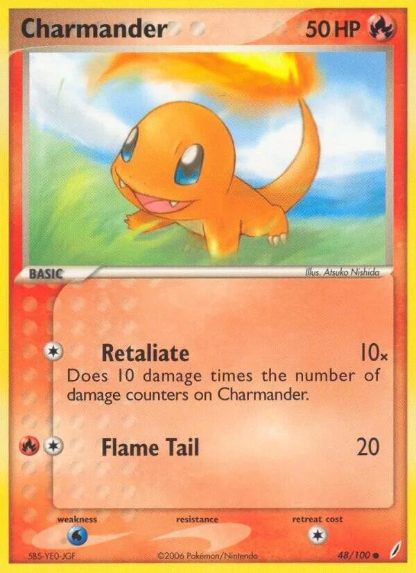 Charmander card front