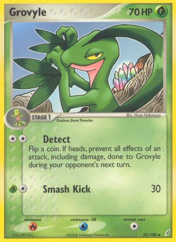 Grovyle card front