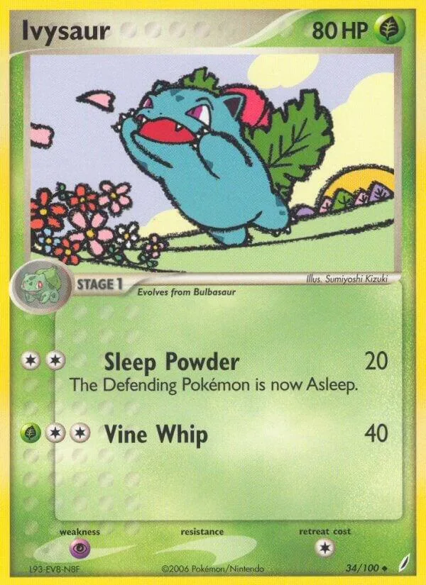 Ivysaur card front