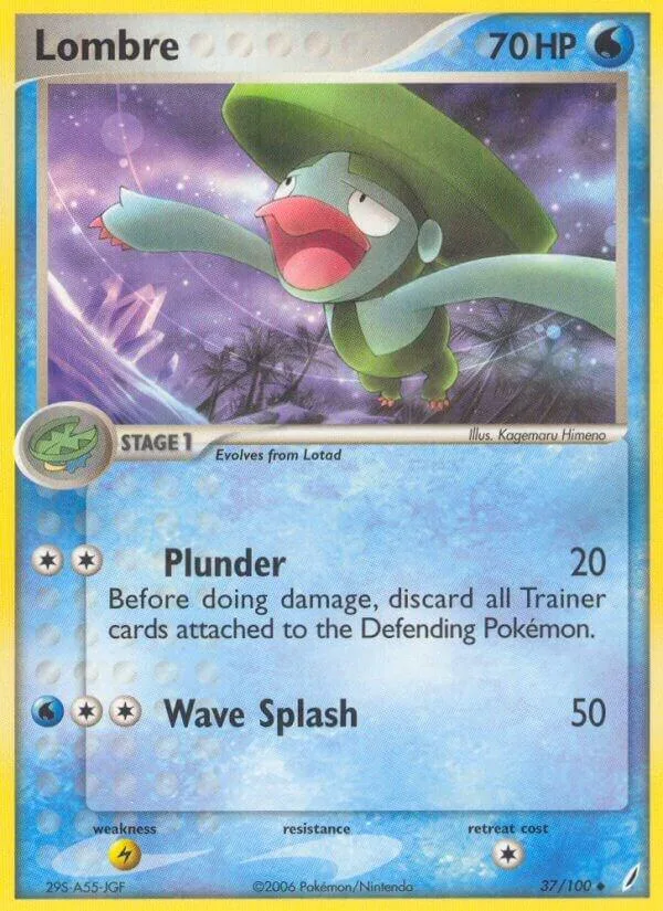 Lombre card front