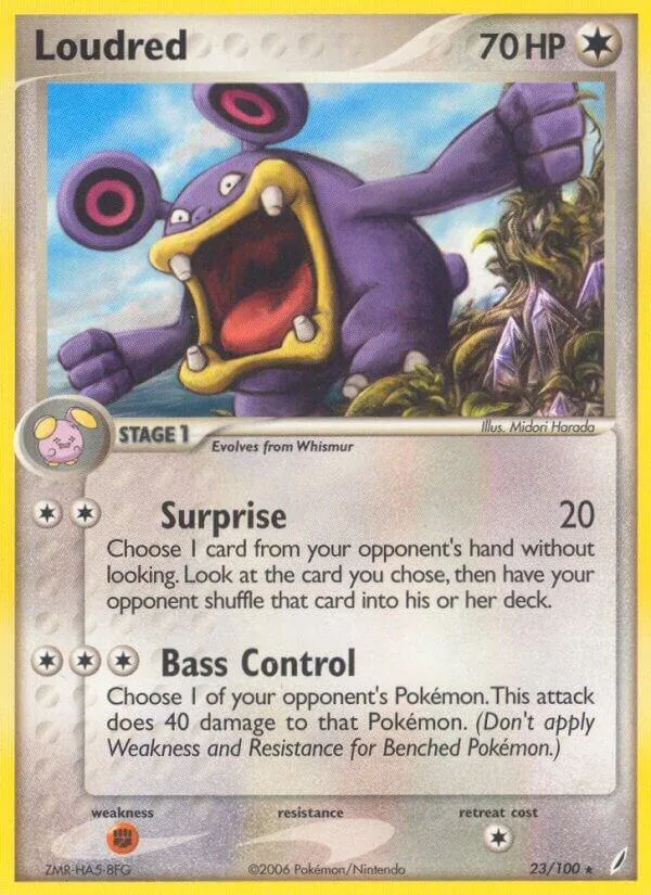 Loudred card front