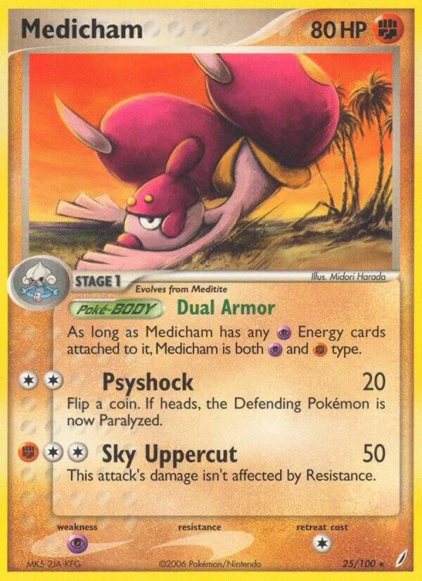 Medicham card front