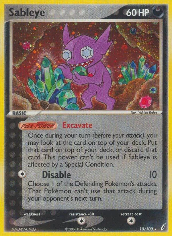 Sableye card front