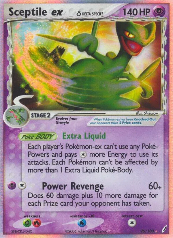 Sceptile ex (Delta Species) Holofoil card