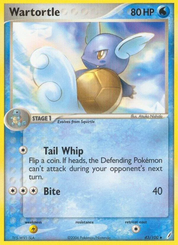Wartortle card front