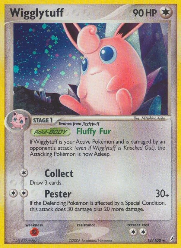 Wigglytuff card front