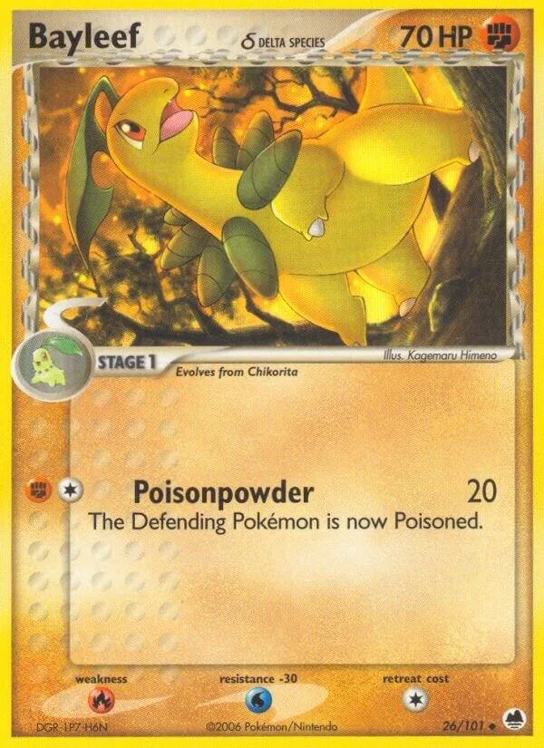 Bayleef (Delta Species) card front