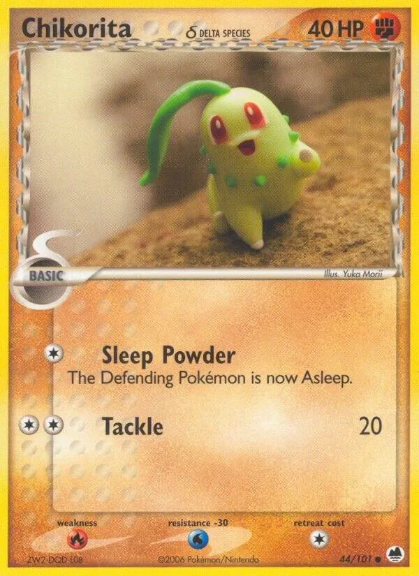 Chikorita (Delta Species) card front
