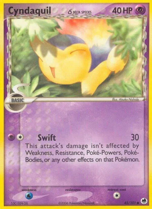 Cyndaquil (Delta Species) card front