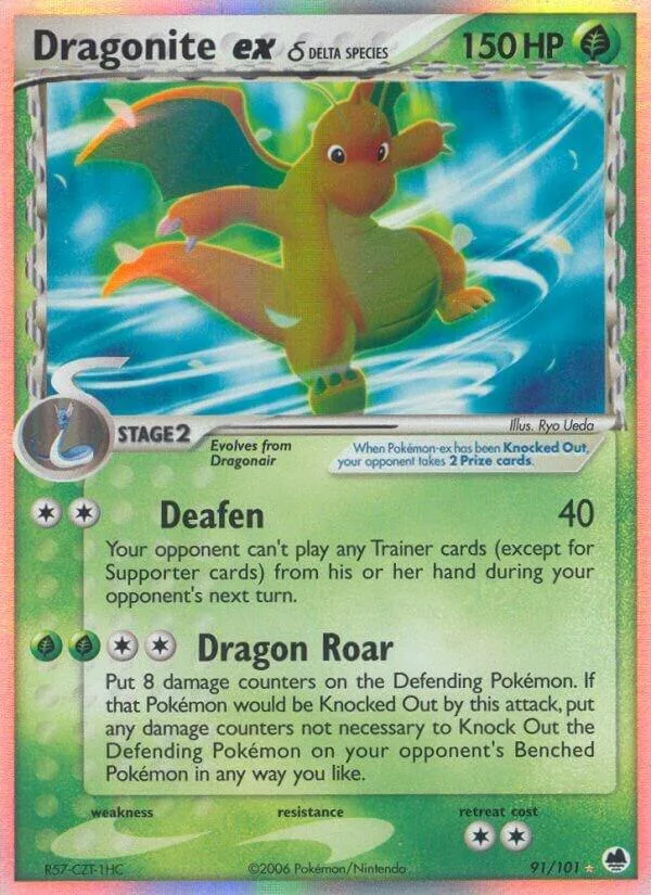Dragonite ex (Delta Species) Holofoil card