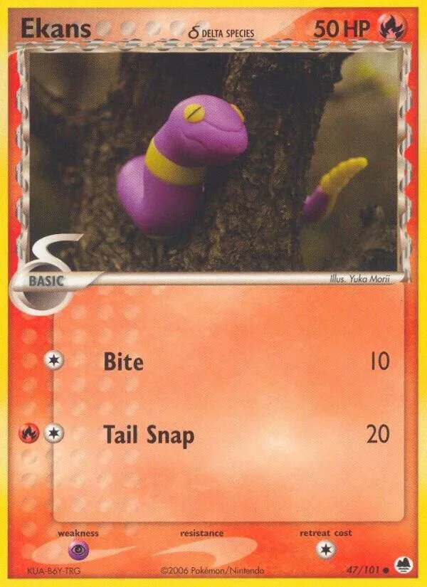 Ekans (Delta Species) card front