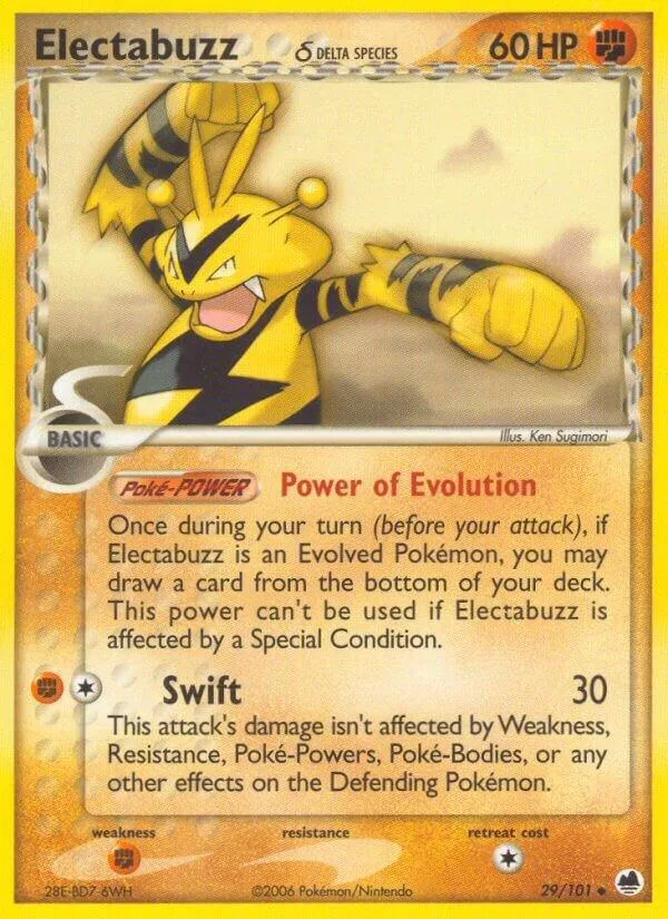 Electabuzz (Delta Species) card front