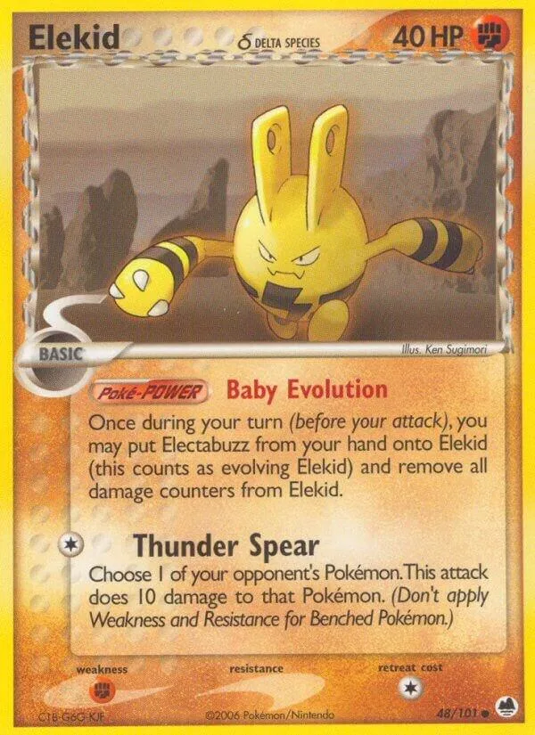 Elekid (Delta Species) card front