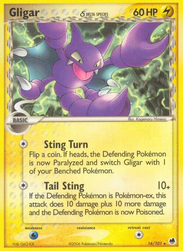 Gligar (Delta Species) card front