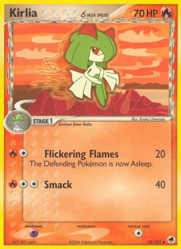 Kirlia (Delta Species) card front