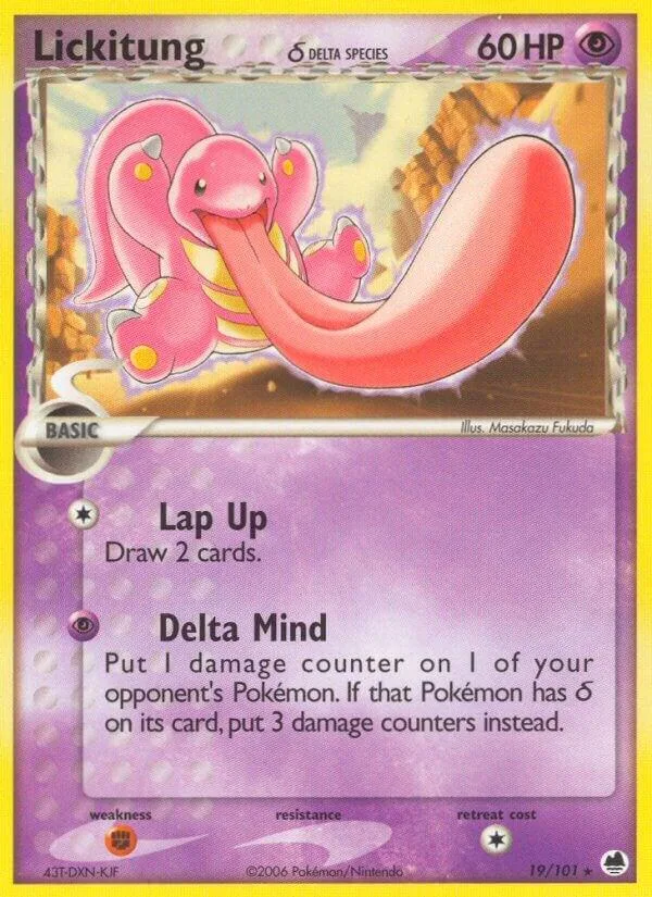 Lickitung (Delta Species) card front