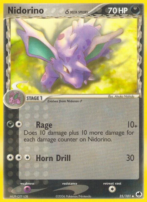 Nidorino (Delta Species) card front