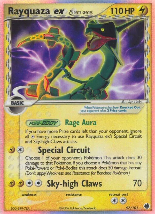 Rayquaza ex (Delta Species) Holofoil card