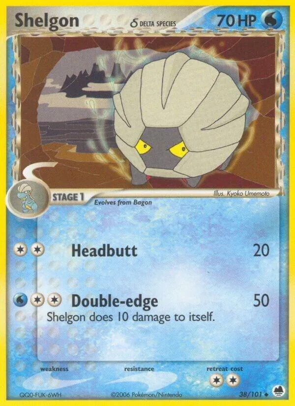 Shelgon (Delta Species) card front