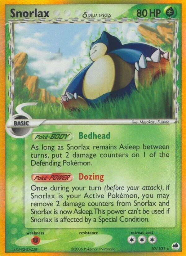 Snorlax (Delta Species) card front