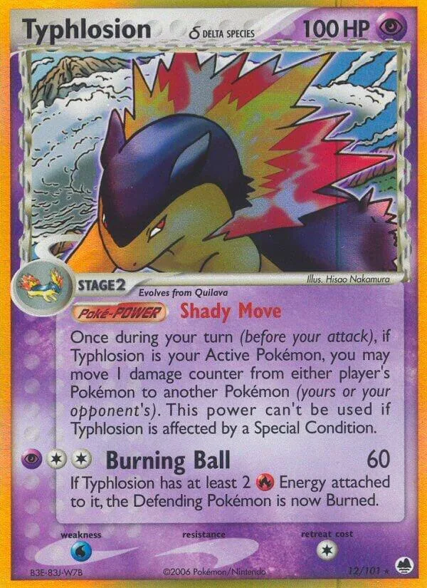 Typhlosion (Delta Species) card front