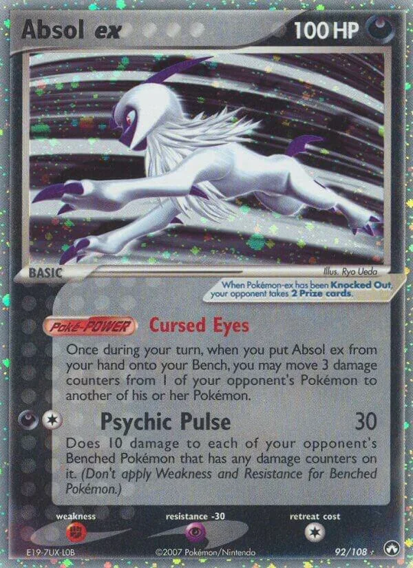 Absol ex Holofoil card