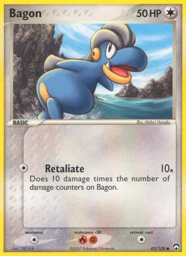 Bagon card front