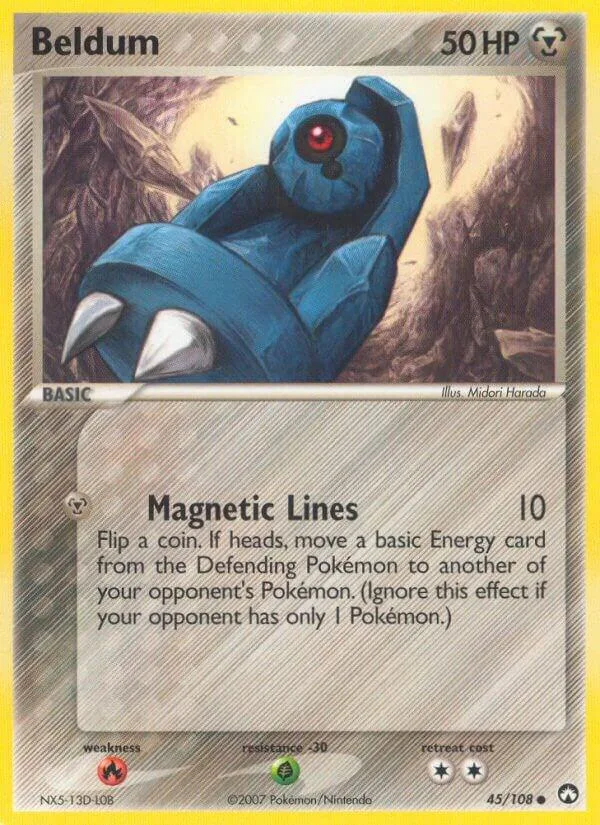 Beldum card front