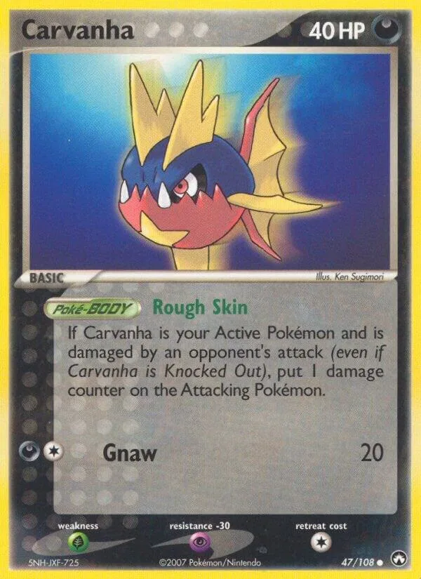 Carvanha card front