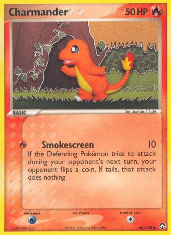 Charmander card front