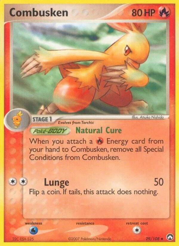 Combusken card front
