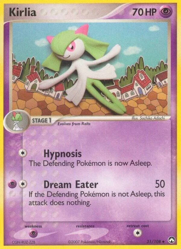 Kirlia card front