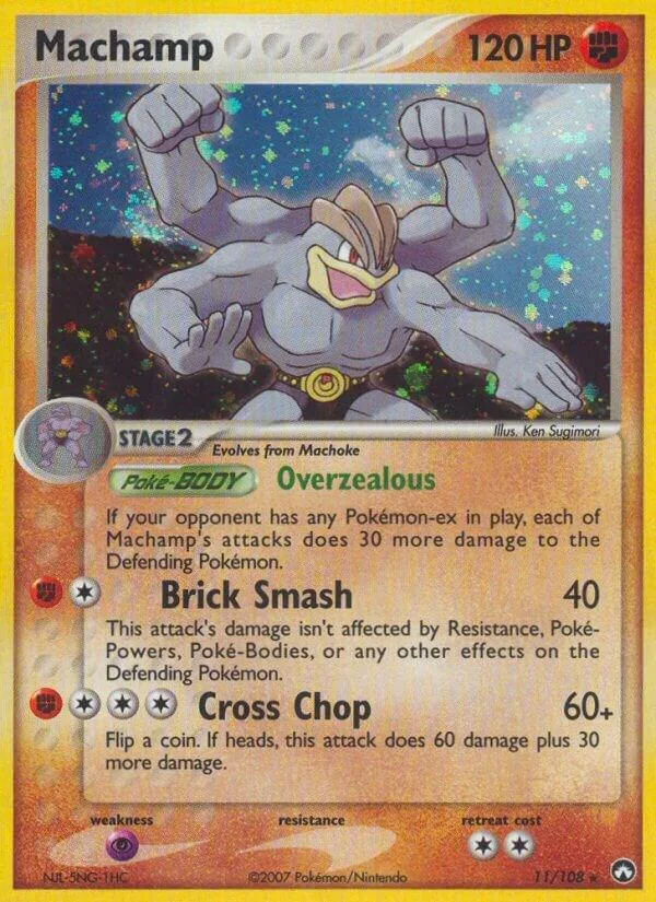 Machamp card front