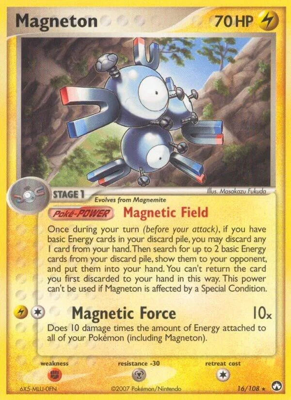 Magneton card front